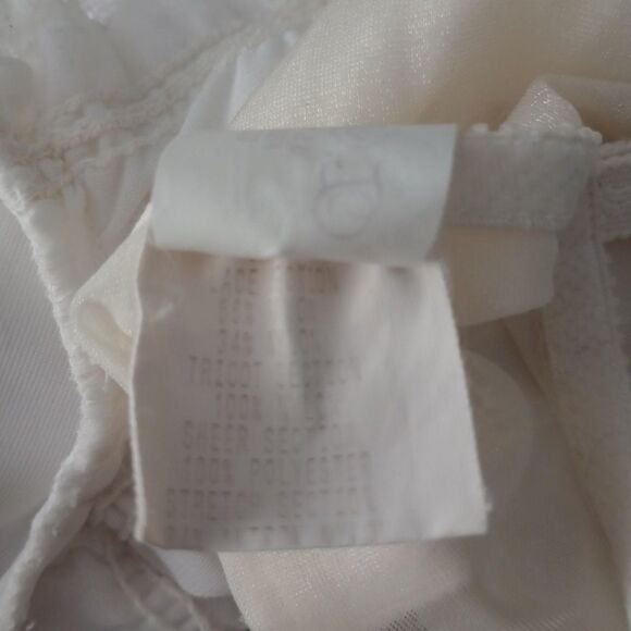 Vintage 80s Emil Bole Sheer Lace Angelic Corset - Picture 4 of 4